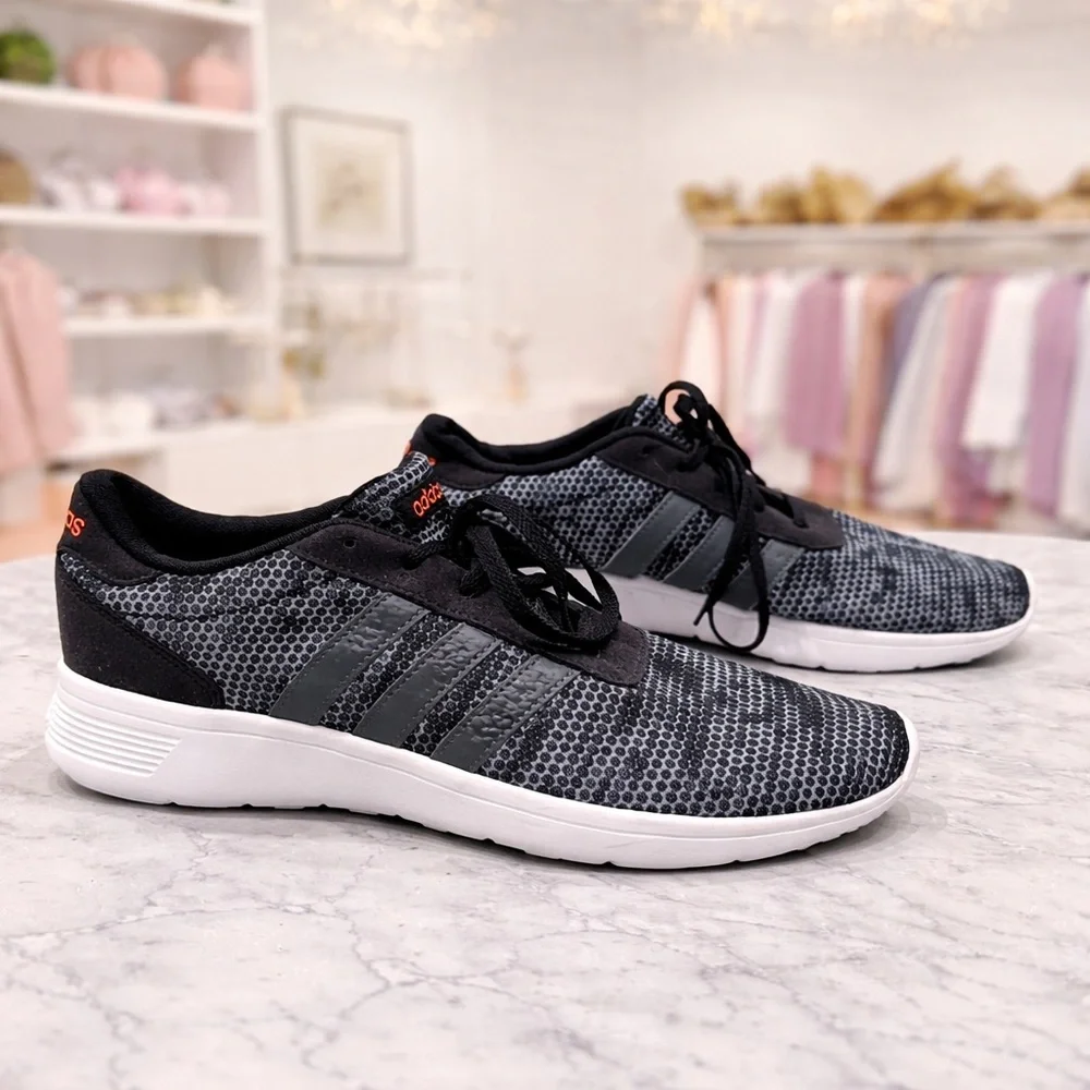 Adidas Men’s Running Shoes Size 10.5 Black Gray Athletic Sneakers NWOT